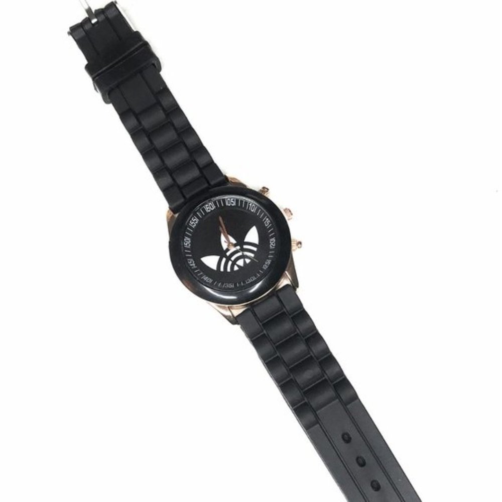 Black Adidas Watch with Silicone Band NWOT - Picture 5 of 7
